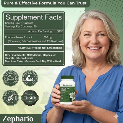 Zephario® StressRelief Rhodiola Rosea